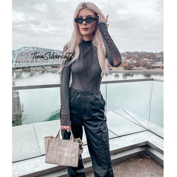 BLOGGER'S FAVE! Zara Seamless Mesh Effect Bodysuit NWT - Picture 17 of 17